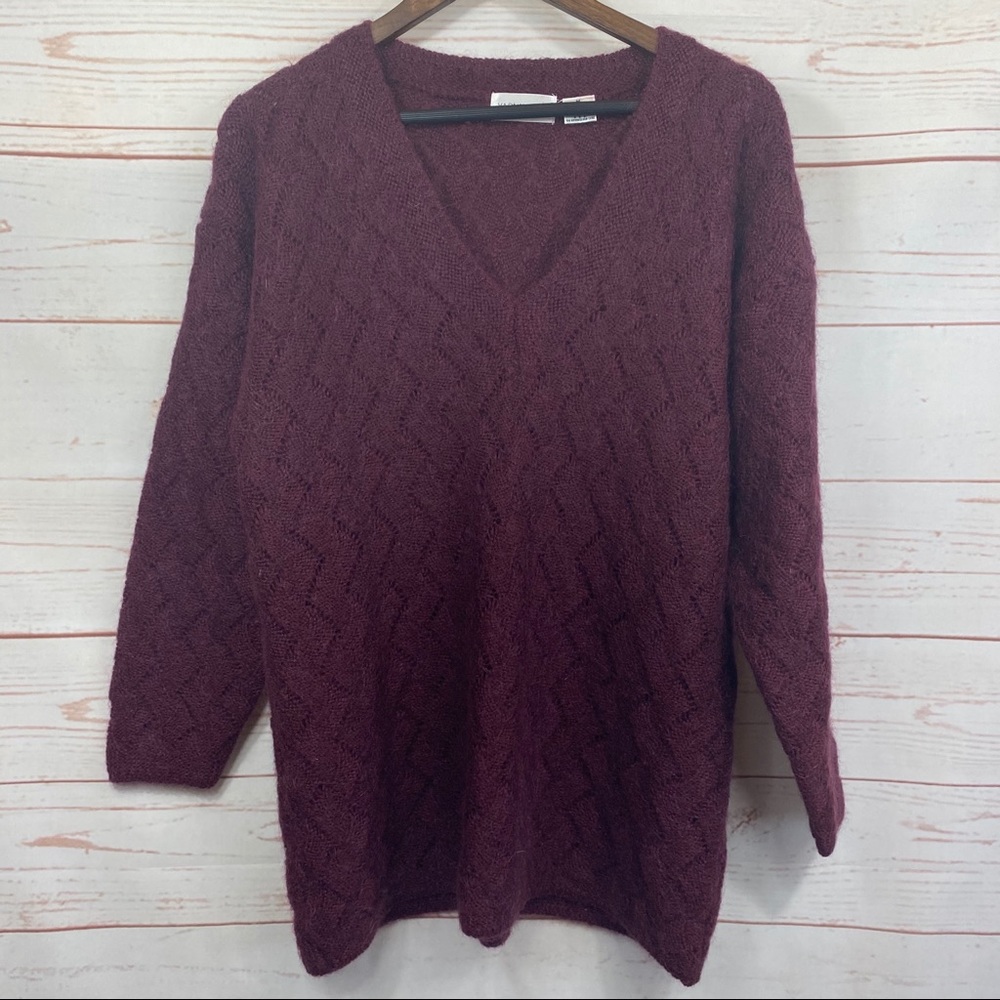 Vintage Yarn Works Mohair Blend Long Sweater